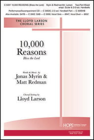 10,000 Reasons Two-Part Mixed choral sheet music cover Thumbnail